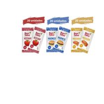 Kit Sache Ketchup+Mostarda+Maionese 7gr BomSabor - Kit 20 un