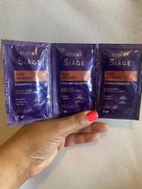 Kit Sachê Siagem Eudora Liso Intenso - Shampoo+Máscara Seladora+Condicionador - 7ml cada