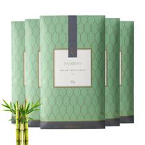 Kit Sachês Perfumados Bamboo Via Aroma 10g Aromatizador para Gavetas, Armários, Carros e Ambientes