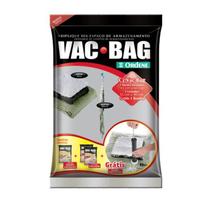 Kit Saco Á Vácuo Protetor VAC BAG com 1 Médio + 2 Grande + Bomba de Sucção