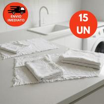Kit Saco Alvejado Pano De Chão Duplo Resistente Grande Em Algodão Branco Limpeza Geral Faxina Pesada Kit Saco Alvejado Pano De Chão Duplo Resistente Grande Em Algodão Branco Limpeza Geral Faxina Pesada