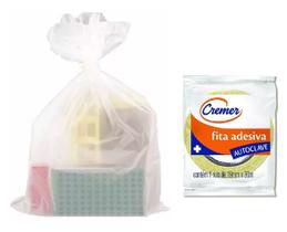Kit Saco Autoclave 20 Litros 20 unids + Fita para autoclave