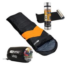 Kit Saco De Dormir Viper 5 A 12oc + Isolante Eva Nautika Laranja Kit Saco De Dormir Viper 5 A 12oc + Isolante Eva Nautika Laranja
