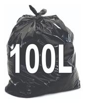 Kit Saco De Lixo 100 Litros Resistente 100Un
