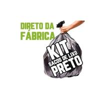 Kit Saco De Lixo 20 + 40 Lts Reforçado Preto Cor:preto