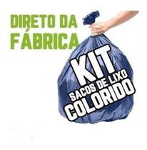Kit Saco De Lixo 300un De 150l Reforçadíssimo Azul Kit Saco De Lixo 300un De 150l Reforçadíssimo Azul