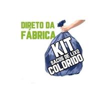 Kit Saco De Lixo 300un De 150l Reforçadíssimo Azul