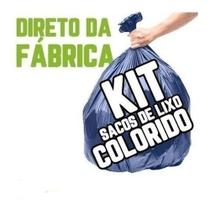 Kit Saco De Lixo 300Un De 150L Reforçadíssimo Azul