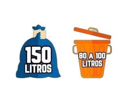 Kit Saco De Lixo 300Un De 150L Reforçadíssimo ul