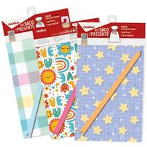 Kit Saco de Presente Bebê 89x120cm 1 Unidade Sortido - 350513 - CROMUS