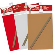 Kit Saco de Presente Liso 45x59cm 1 Unidade Sortido - 350611 - CROMUS Kit Saco de Presente Liso 45x59cm 1 Unidade Sortido - 350611 - CROMUS