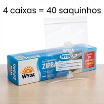 Kit Saco Hermético Zip Lock Reutilizável Freezer Geladeira 18x23cm Não Vaza BPA Free Kit Saco Hermético Zip Lock Reutilizável Freezer Geladeira 18x23cm Não Vaza BPA Free