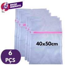 Kit Saco Lava Roupas Delicadas Ziper Proteção Máquina Saquinhos Evitar Bolinha E Organização 40X50 Kit Saco Lava Roupas Delicadas Ziper Proteção Máquina Saquinhos Evitar Bolinha E Organização 40X50