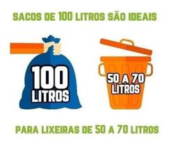 Kit Saco Lixo 100Un 150L E 200Un 100L Preto Kit Saco Lixo 100Un 150L E 200Un 100L Preto