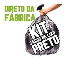 Kit Saco Lixo 200lts Reforçadíssimo + 60lts Reforçado Preto - HIGIPACK