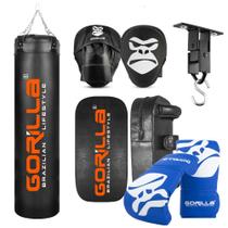 Kit Saco Pancada 180 Cm Profissional Reforçado, Luva bate saco PRO adulto, Aparador de Chute, Manopla de Foco e suporte articulado Kit Saco Pancada 180 Cm Profissional Reforçado, Luva bate saco PRO adulto, Aparador de Chute, Manopla de Foco e suporte articulado