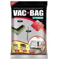 Kit Saco Vácuo Vac Bag Ordene 1 M 2 G + Bomba Protetor Roupa