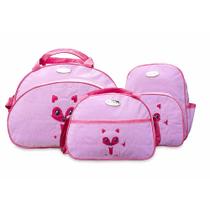 Kit Sacola Frasqueira Bolsa Maternidade Térmica Raposa Mave