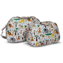 Kit Sacola Maternidade Frasqueira PVC Desenhos Mave Baby