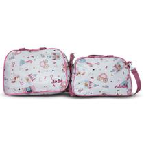 Kit Sacola Maternidade Frasqueira PVC Desenhos Mave Baby