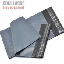 Kit Sacos Plástico Segurança 19 X 25 C/ Lacre Correios 250un