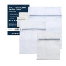 Kit Sacos Protetor Roupas 3 Pç e 3 Tamanhos Branco Paramount Kit Sacos Protetor Roupas 3 Pç e 3 Tamanhos Branco Paramount