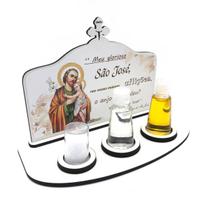 Kit Sacramental Proteção de São José - Água, óleo e sal