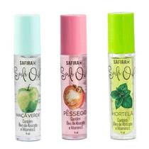 Kit Safi Oil Safira de Sabor - Pêssego, Hortelã e Maça Verde