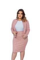 Kit Saia E Blazer Outono/inverno Social Casual - Atacado ROSE Kit Saia E Blazer Outono/inverno Social Casual - Atacado ROSE