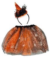 Kit Saia E Tiara De Bruxa Fantasia Infantil Halloween Kit Saia E Tiara De Bruxa Fantasia Infantil Halloween