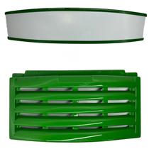 Kit Saia Veneziana e Testeira Compatível Cervejeira Metalfrio Verde