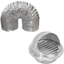 Kit Saída de Exaustão da Coifa Tramontina Tampa Exaustor Inox e Duto 2 Metros 94550196 Kit Saída de Exaustão da Coifa Tramontina Tampa Exaustor Inox e Duto 2 Metros 94550196