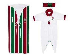 kit Saida de Maternidade Bebe Fluminense Menina Recem Nascido kit Saida de Maternidade Bebe Fluminense Menina Recem Nascido