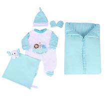 Kit saida maternidade bebê menina/menino safari Kit saida maternidade bebê menina/menino safari