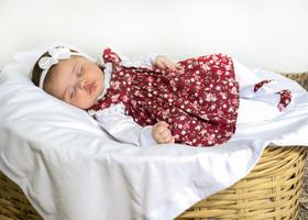 Kit Saída Maternidade Coleção Vanessa com 04 Peças 100% Algodão Maravilhosa - Beca Baby