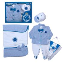 Kit Saída Maternidade Cruzeiro Luxo Meninos Oficial Kit Saída Maternidade Cruzeiro Luxo Meninos Oficial