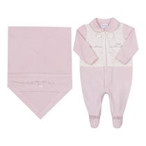 Kit Saída Maternidade Luxo Bebê Menina Bordado Paraiso 16157 Kit Saída Maternidade Luxo Bebê Menina Bordado Paraiso 16157