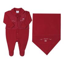 Kit Saída Maternidade Luxo Bebê Menina Bordado Paraiso 16157 Kit Saída Maternidade Luxo Bebê Menina Bordado Paraiso 16157