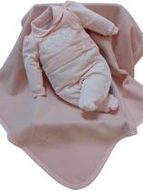 Kit Saída Maternidade Plush Bebê Menina LeBhua Paraiso 14400