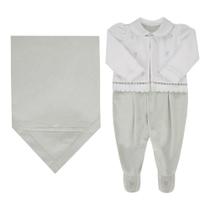 Kit Saída Maternidade Plush Floral Bebê Menina Paraiso 19239 -