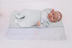 Kit Saída Maternidade Plush Luxo Bebê Menina Paraiso 19242 - Kit Saída Maternidade Plush Luxo Bebê Menina Paraiso 19242 -