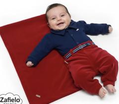 Kit Saída Maternidade Plush Luxo Bebê Menino Zafielo 2025 Kit Saída Maternidade Plush Luxo Bebê Menino Zafielo 2025