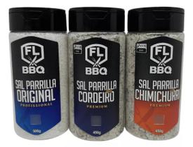 Kit sal de parrilla original chimichurri e cordeiro flbbq - kit flbbq