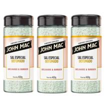 Kit Sal Especial Defumado John Mac com 3 Unidades