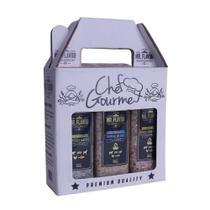 Kit Sal Grosso Temperado Para Churrasco 3 Uni Chef Gourmet Kit Sal Grosso Temperado Para Churrasco 3 Uni Chef Gourmet