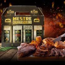 Kit Sal Grosso Temperado Para Churrasco Mestre Churrasqueiro