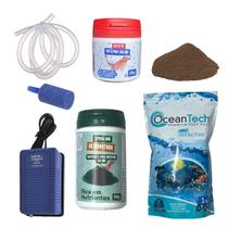 Kit Sal Marinho Compressor de Ar Cisto de Artemia Spirulina Kit Sal Marinho Compressor de Ar Cisto de Artemia Spirulina