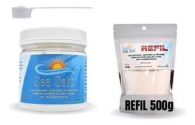 Kit Sal P/ Lavagem Nasal Pote 500g C/ Dosador + Refil 500g
