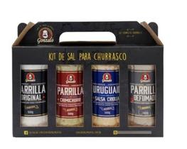 Kit Sal Parrilla Para Churrasco Diversos 4 und