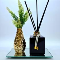 Kit Sala Difusor Aromatizador De Ambiente Vasinho Espelhado